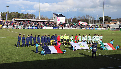 L'Équipe de France lors de la finale 2024 contre le Mexique