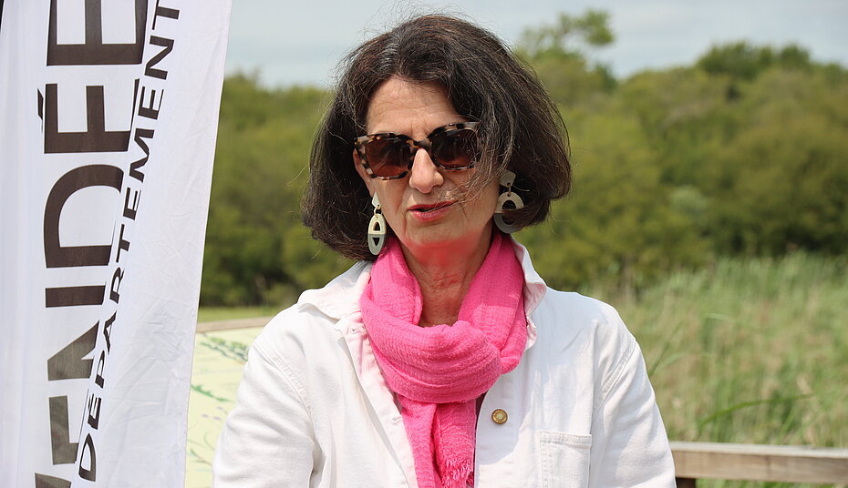 Anne Aubin-Sicard, présidente de la commission Climat, biodiversité et Espaces naturels sensibles