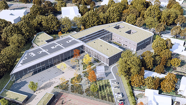 Le futur collège Renoir à La Roche-sur-Yon