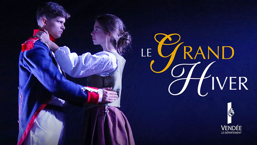 Visuel du spectacle "le Grand Hiver" au Haras de la Vendée, fin janvier 2023 Visuel du spectacle "le Grand Hiver" au Haras de la Vendée, fin janvier 2023