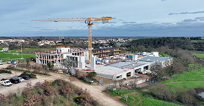 Les travaux du collège Edmond Bocquier avancent bien.