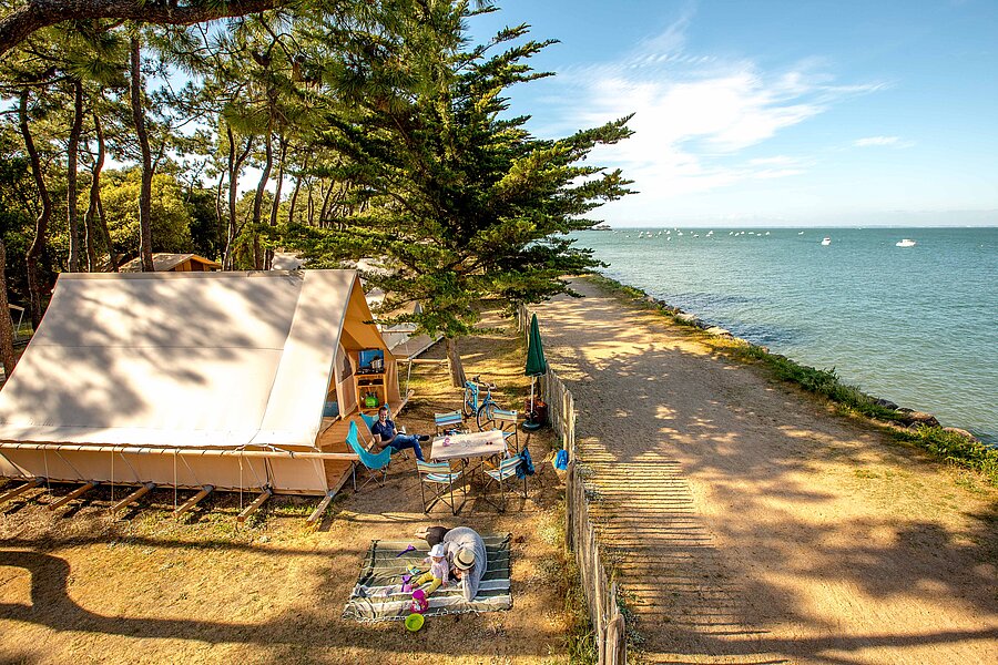 Le camping Huttopia à Noirmoutier