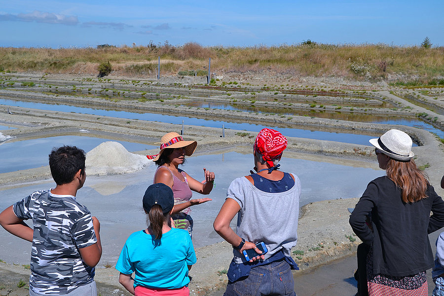 Visite aux Salines du Breuil à Beauvoir-sur-Mer