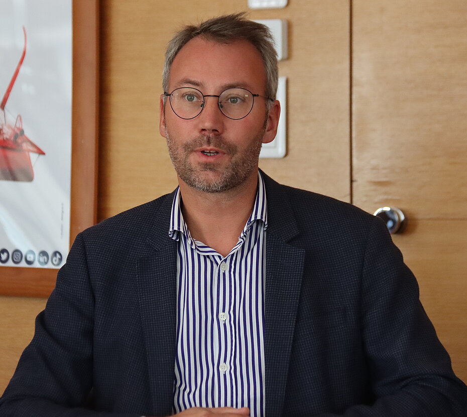Maxence De Rugy, président de la commission Bibliothèques du Conseil départemental 
