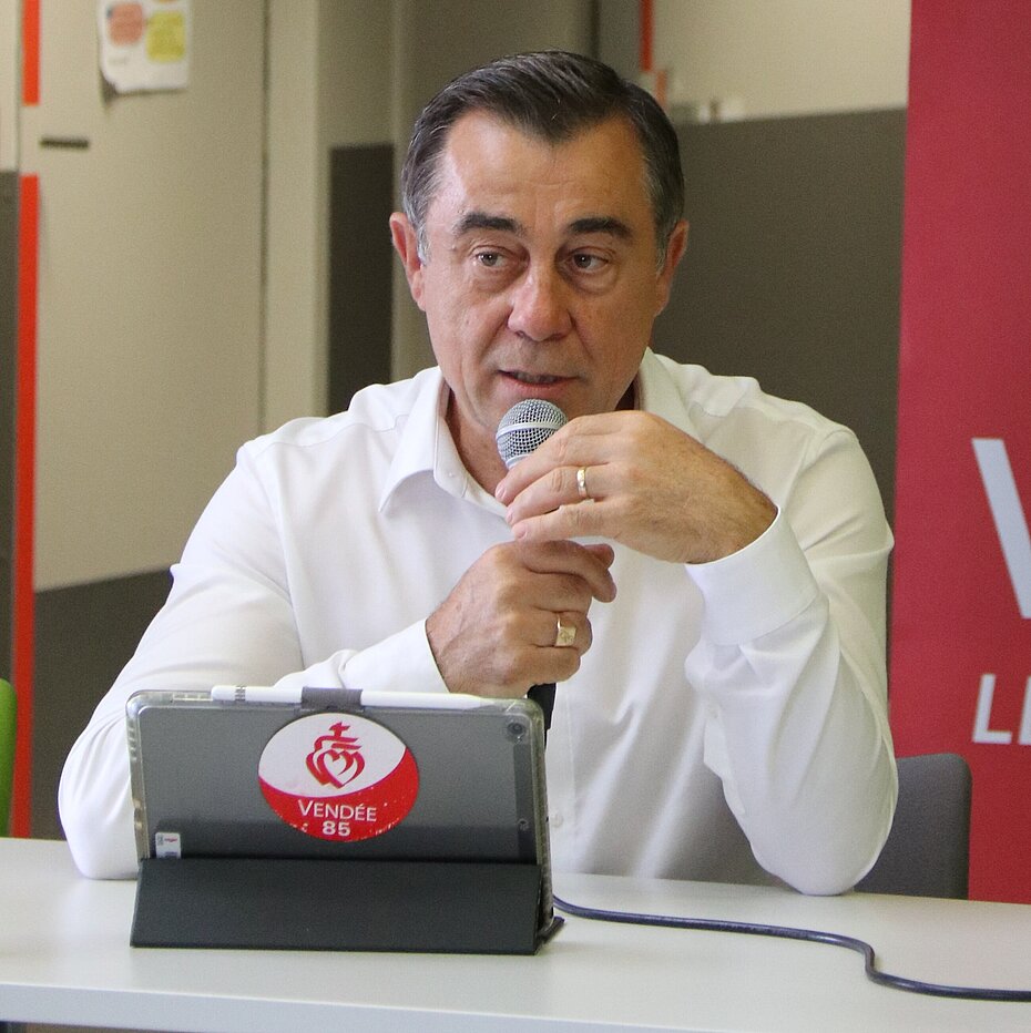 Alain Leboeuf, président du Département