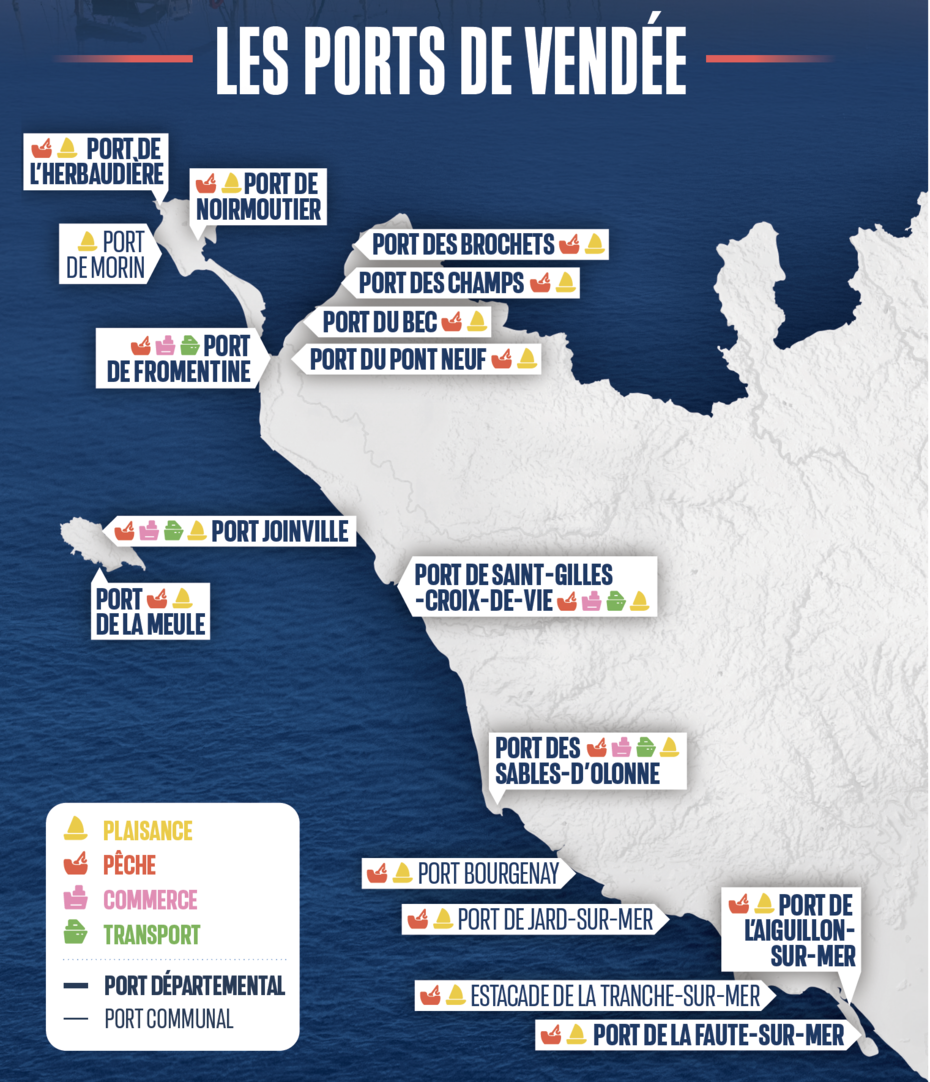 Les ports de Vendée Les ports de Vendée