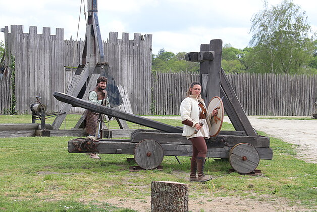 Le spectacle La revanche des machines au Château de Tiffauges