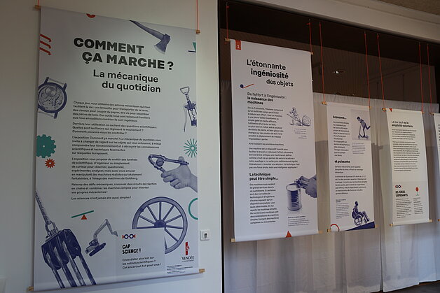 Exposition "Comment ça marche ? La mécanique du quotidien" à la Vendéthèque de La Châtaigneraie