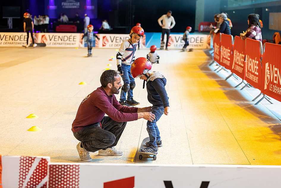 Initiation au skateboard