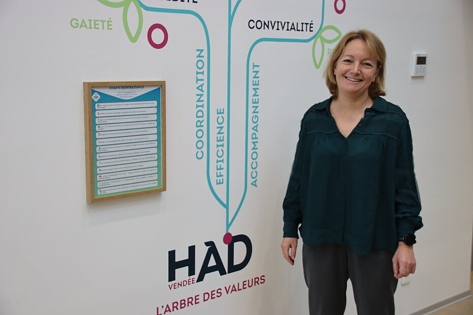Alexandra Moreau, directrice générale de l’HAD Vendée Alexandra Moreau, directrice générale de l’HAD Vendée