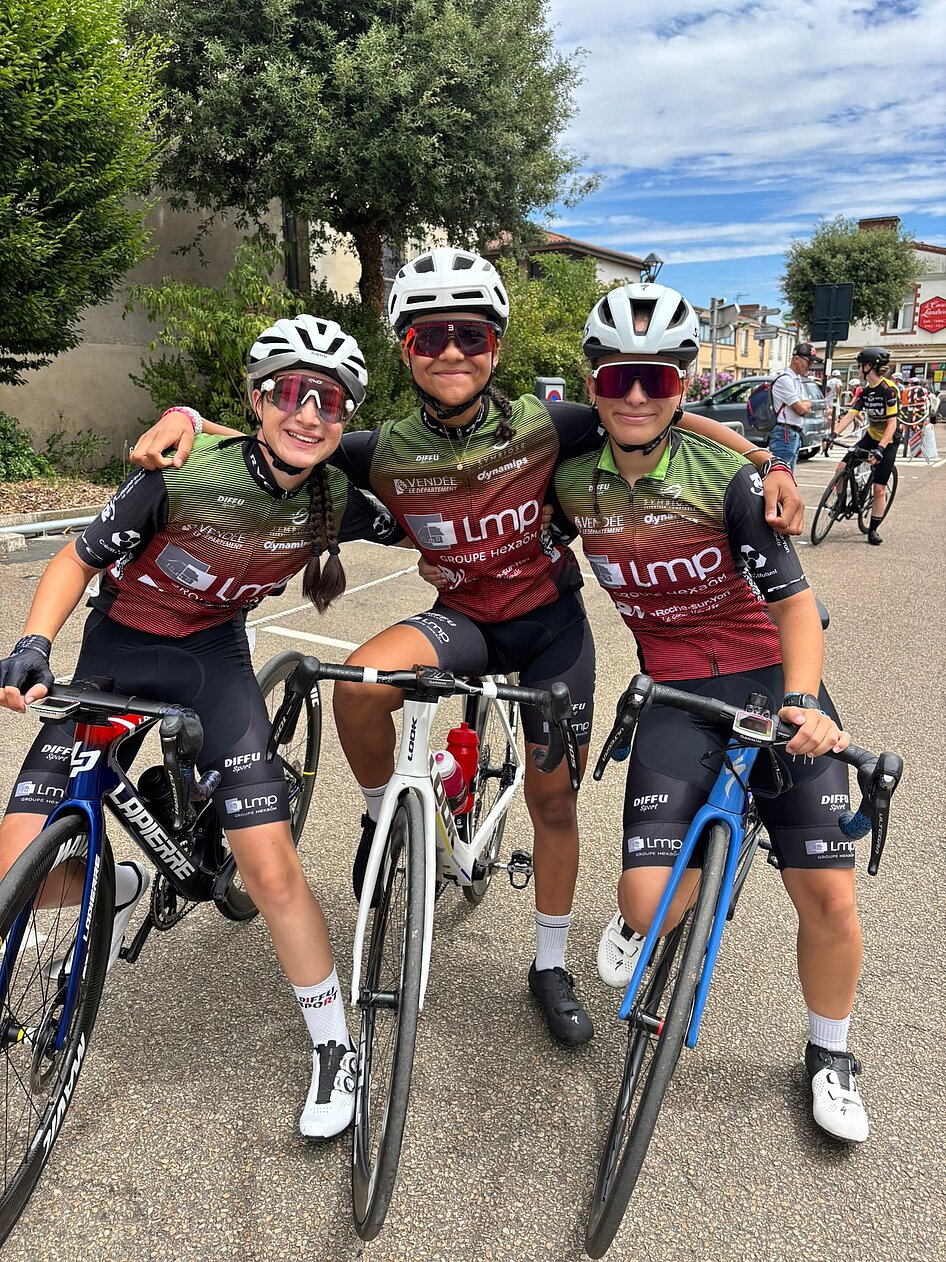 L'équipe vendéenne forme de nombreuses jeunes coureuses L'équipe vendéenne forme de nombreuses jeunes coureuses
