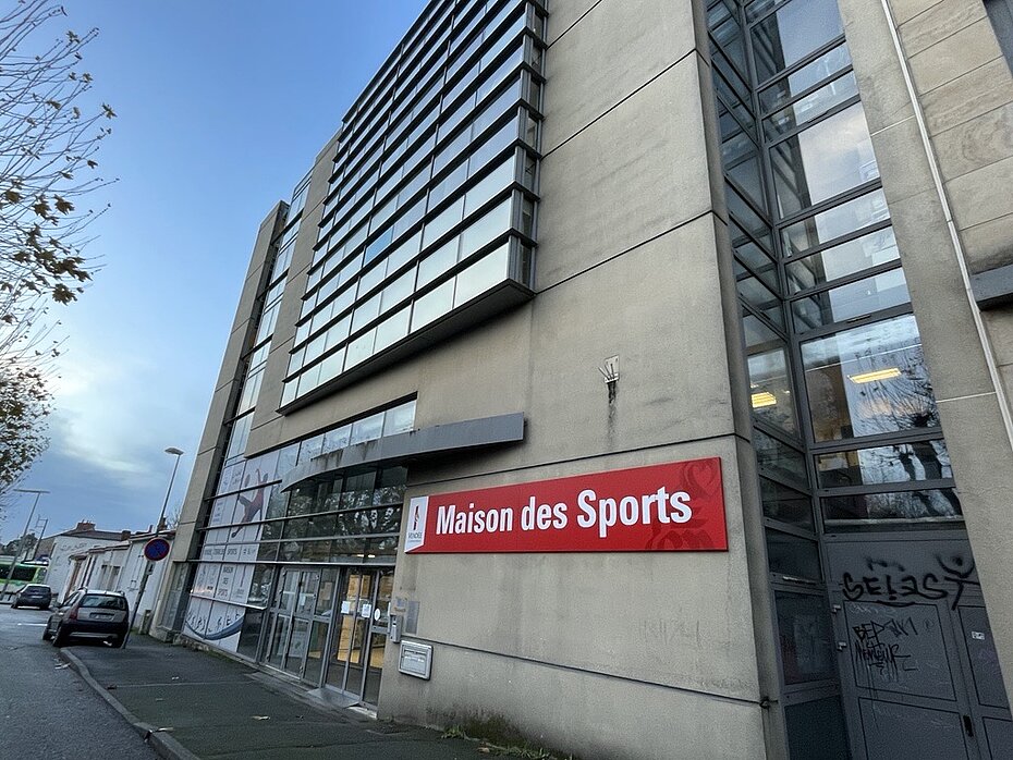 La Maison des Sports actuelle, située boulevard Aristide-Briand