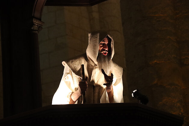 Spectacle "Mystère à Nieul" à l'Abbaye de Nieul-sur-l'Autise
