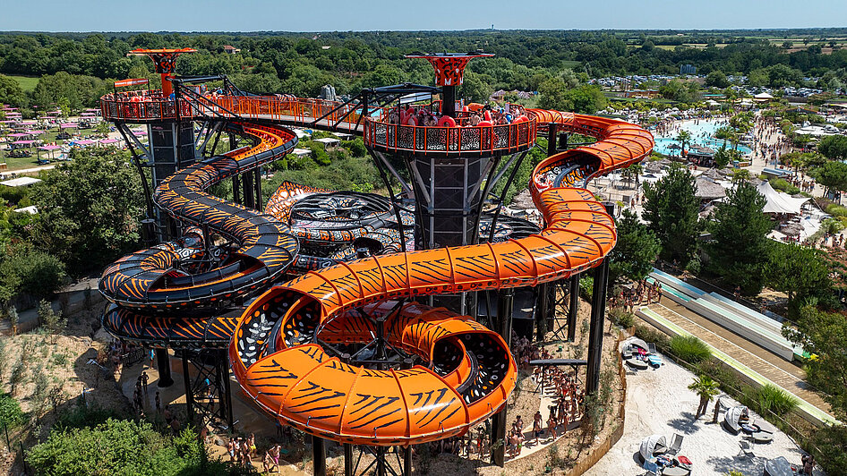 Le Stingray, le nouveau toboggan d'O'Gliss Park Le Stingray, le nouveau toboggan d'O'Gliss Park