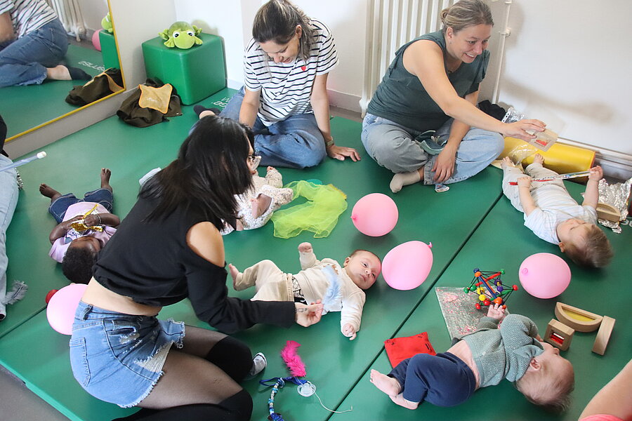 Atelier d'éveil pour les 2 mois à 2 ans