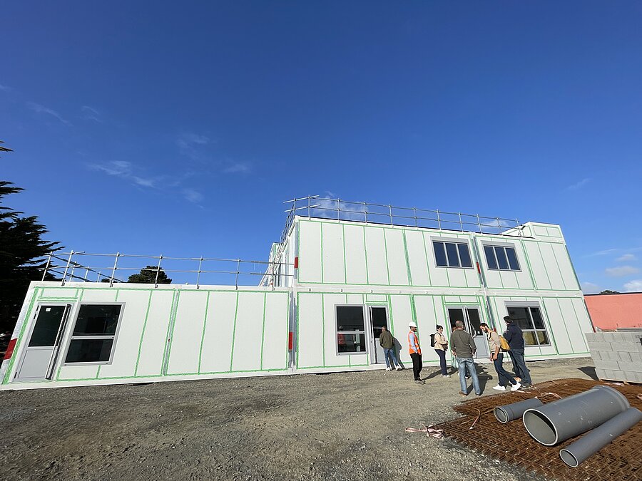 Les modulaires du collège Garcie-Ferrande Les modulaires du collège Garcie-Ferrande