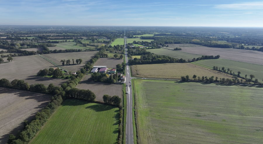 Le Département aménage la RD6 en route à 3 voies. Le Département aménage la RD6 en route à 3 voies.