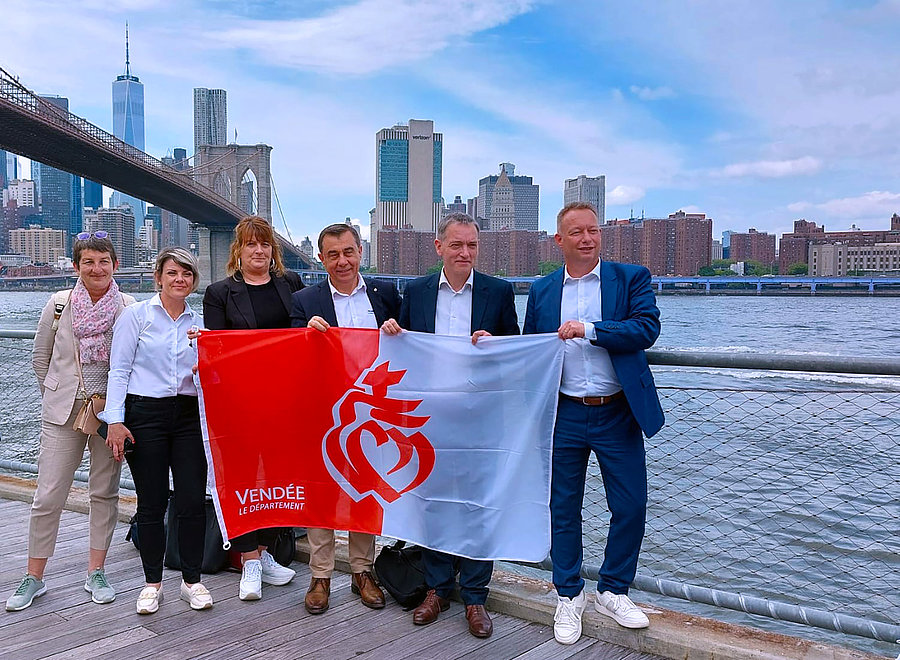 Les élus départementaux présents à New York