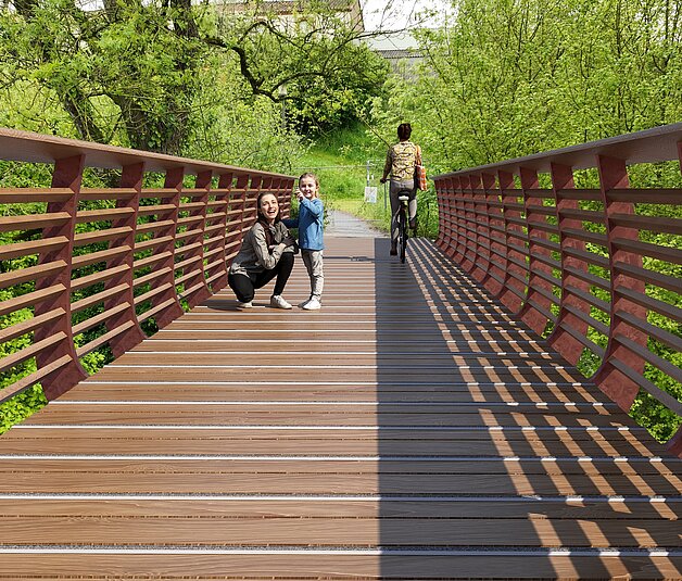 La future passerelle