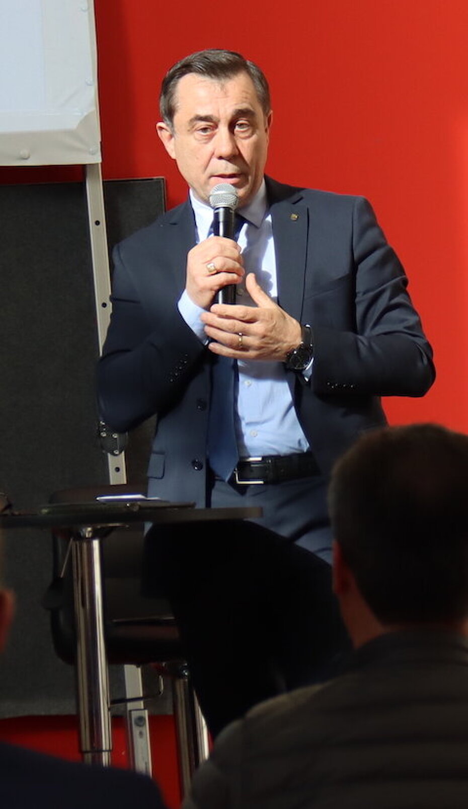 Alain Leboeuf s'exprime sur les enjeux environnementaux liés à la décarbonisation des transports maritimes. Crédit CD85
