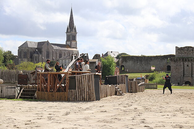 Le spectacle La revanche des machines au Château de Tiffauges