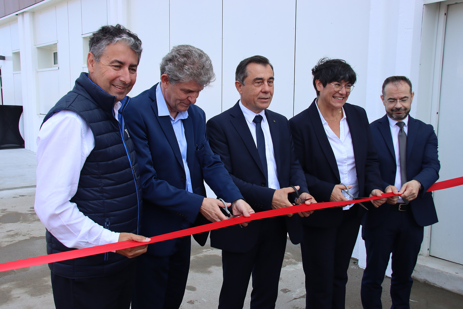 Inauguration de la base de maintenance Emyn à l'île d'Yeu