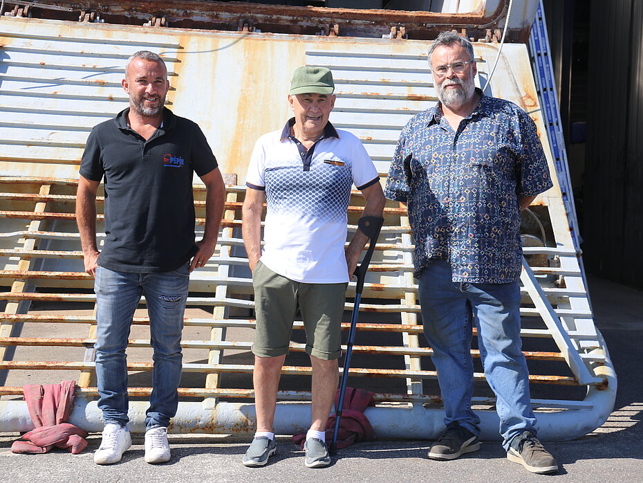 De gauche à droite : Alexandre Pépin, Claude Pépin et Jean-Paul Limagne De gauche à droite : Alexandre Pépin, Claude Pépin et Jean-Paul Limagne