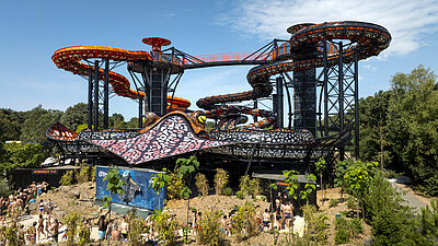 Le Stingray, le nouveau toboggan d'O'Gliss Park Le Stingray, le nouveau toboggan d'O'Gliss Park
