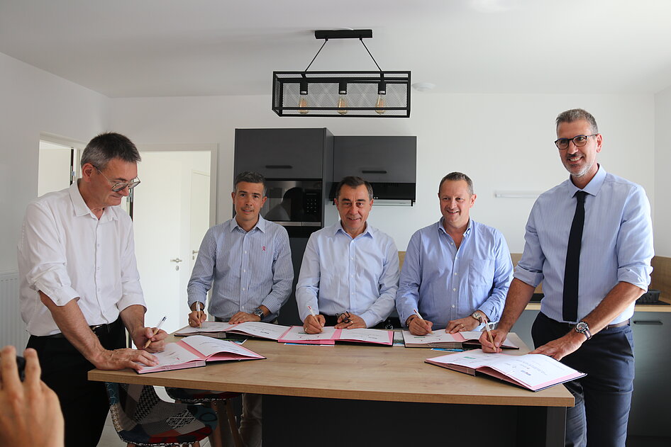 Un nouveau logement pour internes a été inauguré à Aizenay, en présence d'Alain Leboeuf, président du Département de la Vendée