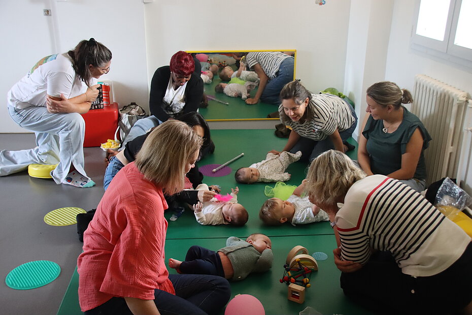Atelier d'éveil pour les 2 mois à 2 ans