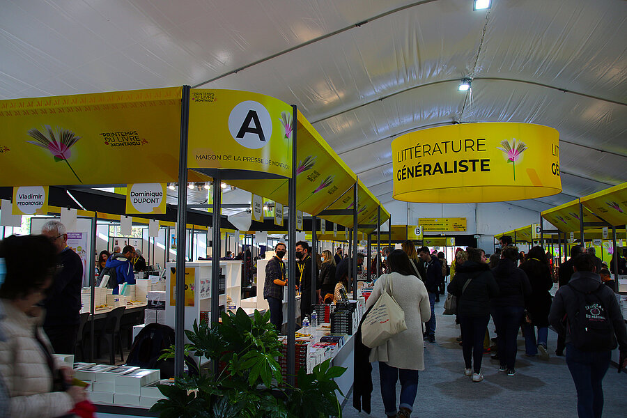 Le Département a invité cinq auteurs au Printemps du livre de Montaigu.
