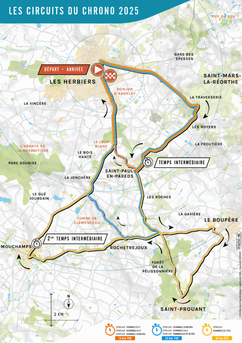 Parcours du Chrono des nations