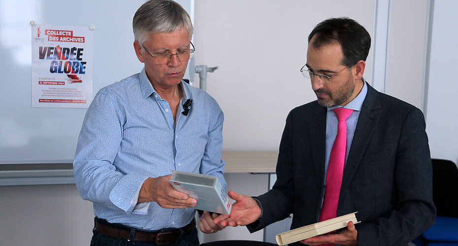 Michel Nys et Cyril Longin