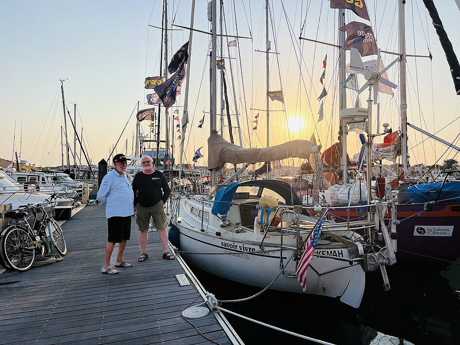 Les bateaux sur les pontons du Vendée Globe