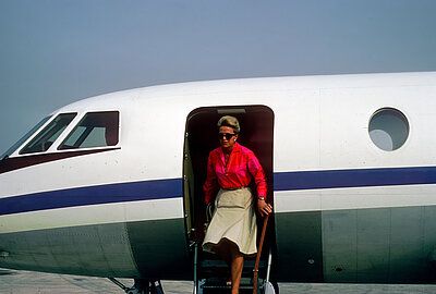 Jacqueline Auriol en mai 1966 - ©BRUNEAU Jean-Pierre Jacqueline Auriol - ©BRUNEAU Jean-Pierre