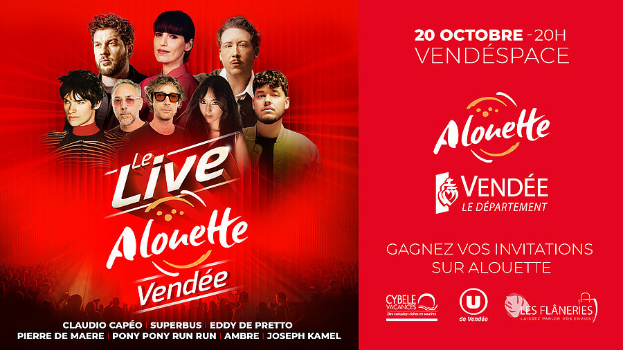 Live Alouette - 20 octobre 2026 Live Alouette - 20 octobre 2026