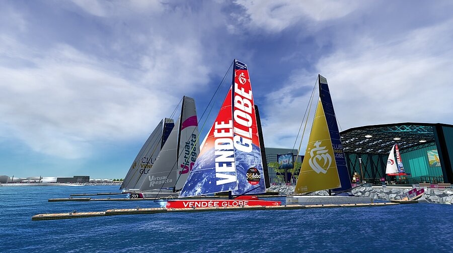 Les bateaux sur Virtual Regatta le jour du départ du Vendée Globe 2024 Les bateaux sur Virtual Regatta le jour du départ du Vendée Globe 2024