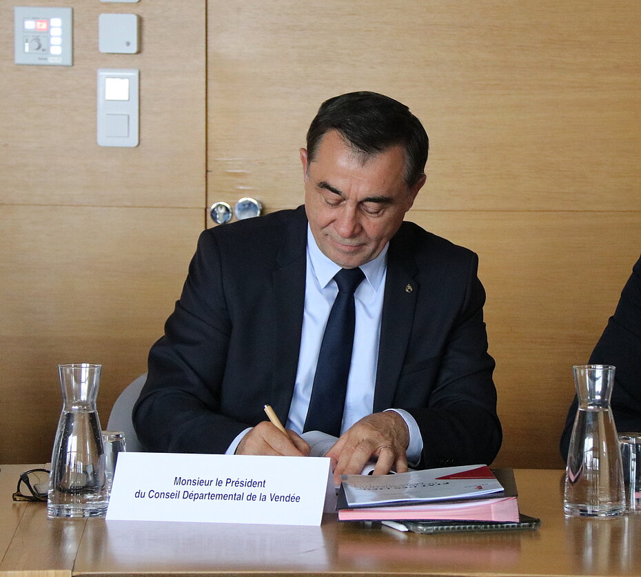 Alain Leboeuf, président du Département de la Vendée Alain Leboeuf, président du Département de la Vendée