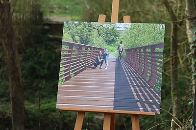 La future passerelle La future passerelle
