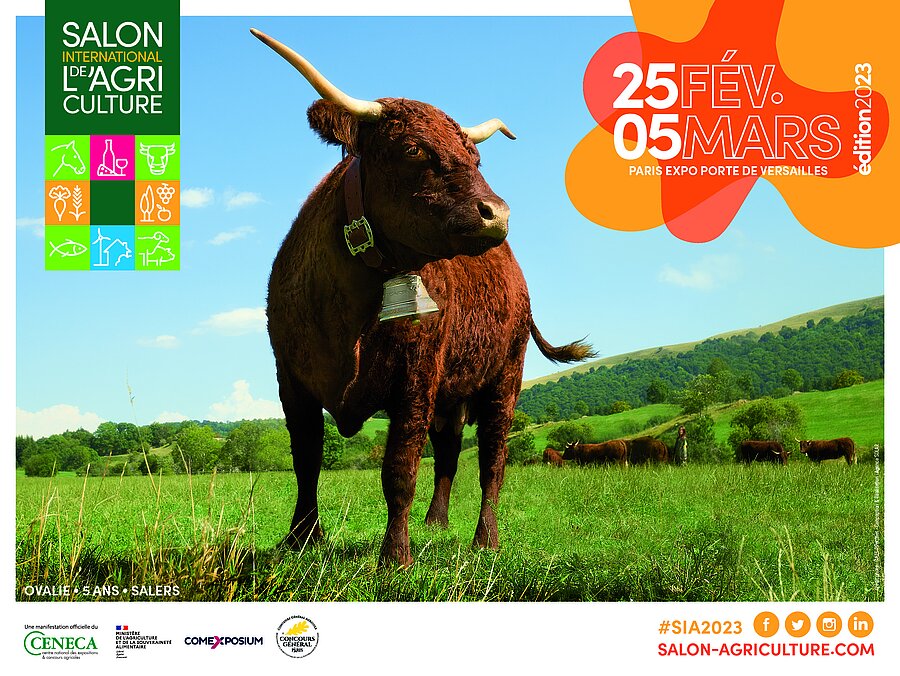 Affiche du salon de l'agiculture 2023 Affiche du salon de l'agriculture 2023