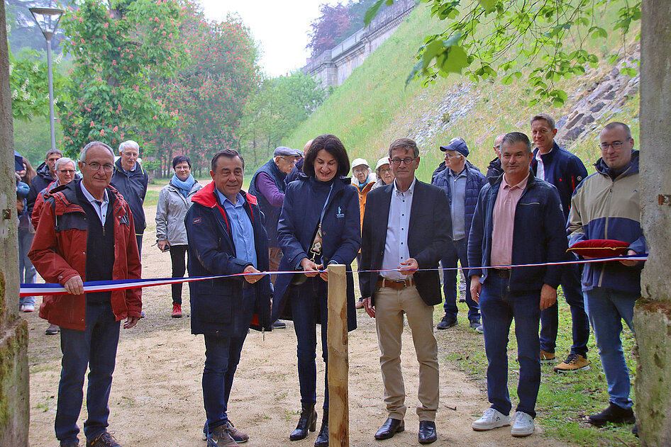 Inauguration du sentier de la vallée de la Boulogne, à Rocheservière. Inauguration du sentier de la vallée de la Boulogne, à Rocheservière.