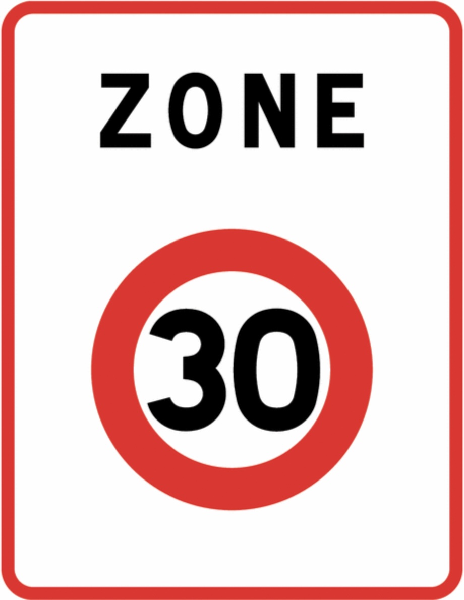 Panneau zone 30